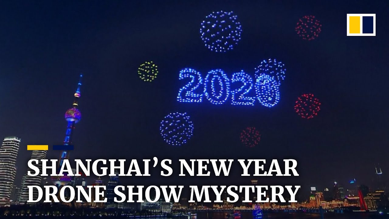 China new year drone show 2058